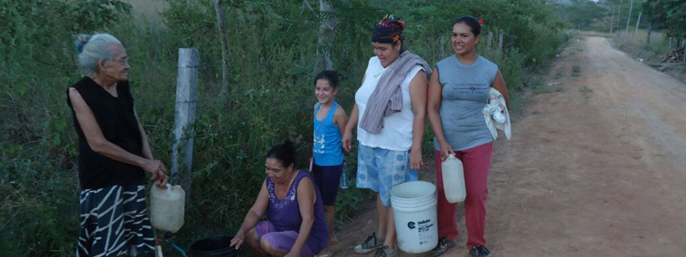 inician un proyecto para el abastecimiento de Agua Potable para familias guaraníes